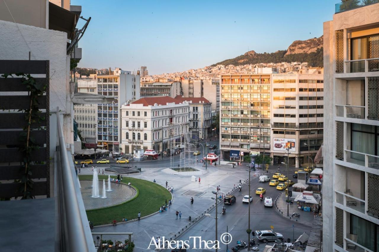 Athensthea Beta Luxury Penthouse Apt In Omonia Zewnętrze zdjęcie