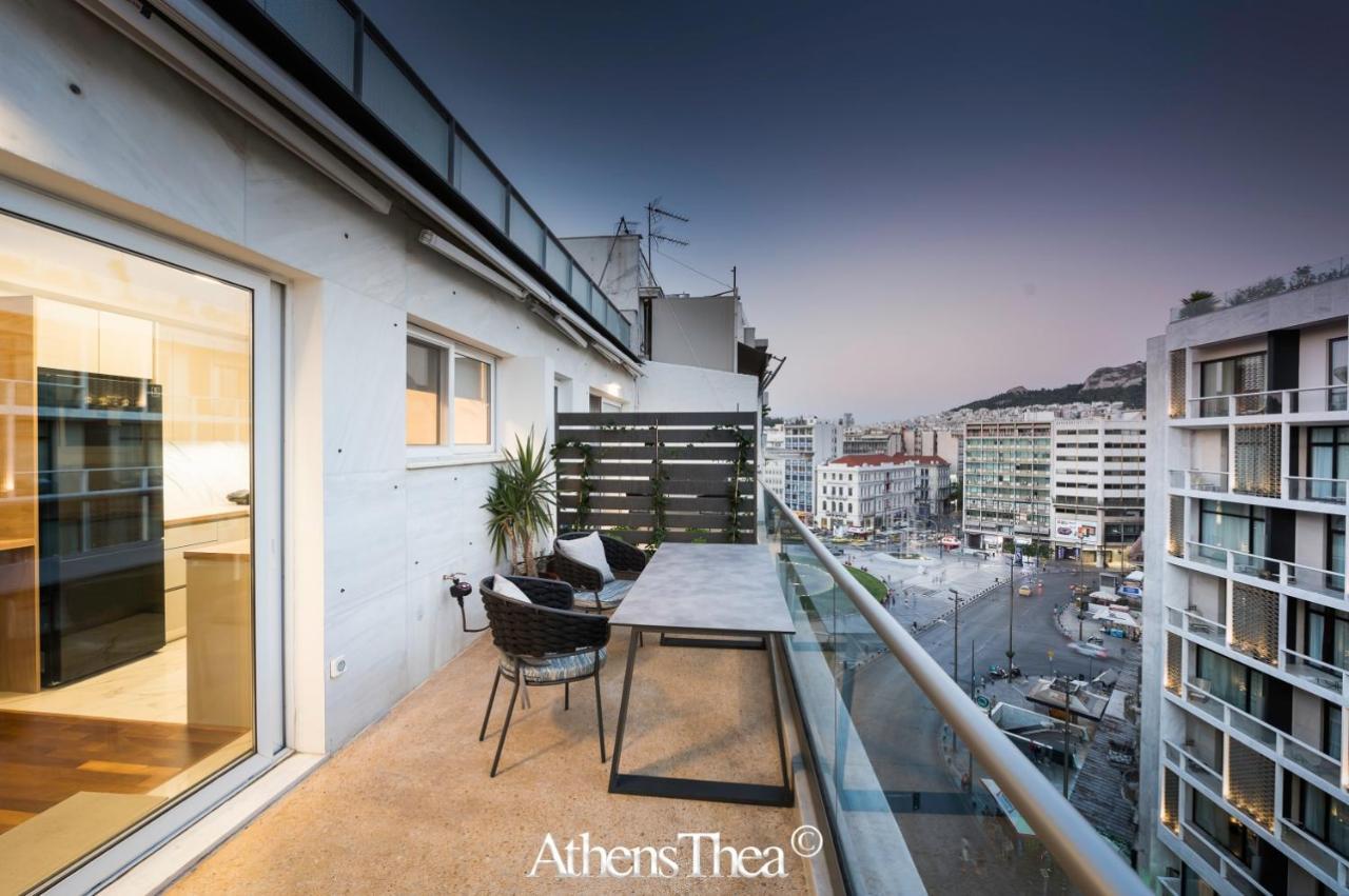 Athensthea Beta Luxury Penthouse Apt In Omonia Zewnętrze zdjęcie